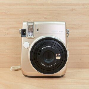 Fujifilm Instax Mini 70 Camera / Michael Kors Limited Edition / Gold Metallic